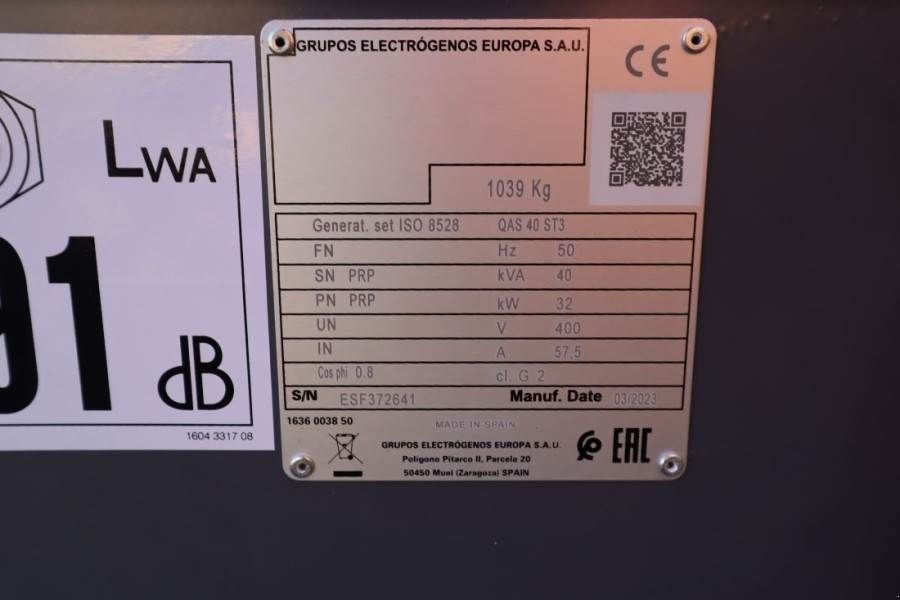 Notstromaggregat типа Atlas Copco QAS 40 ST3 Valid inspection, *Guarantee! Diesel, 4, Gebrauchtmaschine в Groenlo (Фотография 8)