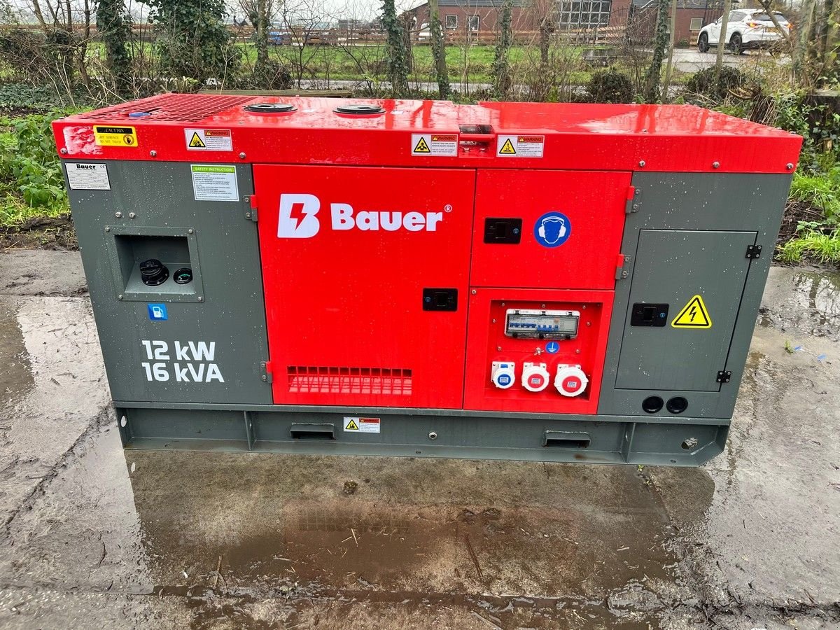 Notstromaggregat typu Bauer 12 kW / 16 kVa, Gebrauchtmaschine v Zoeterwoude (Obrázek 1)