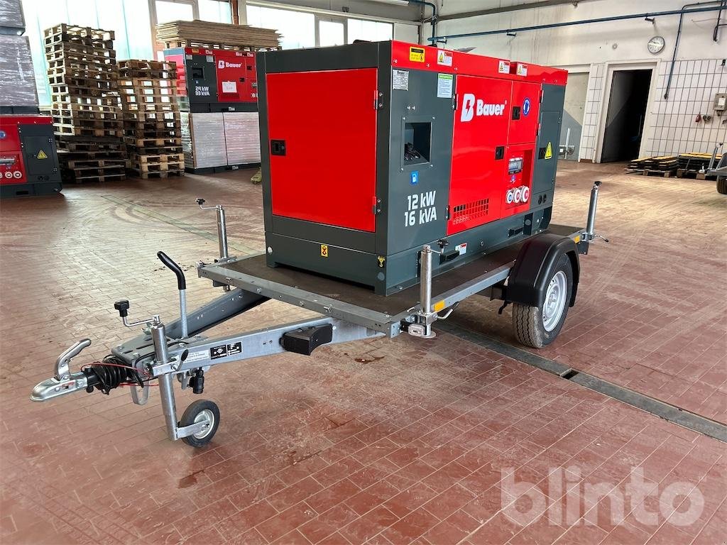 Notstromaggregat van het type Bauer GFS-12KW, Gebrauchtmaschine in Düsseldorf (Foto 1)