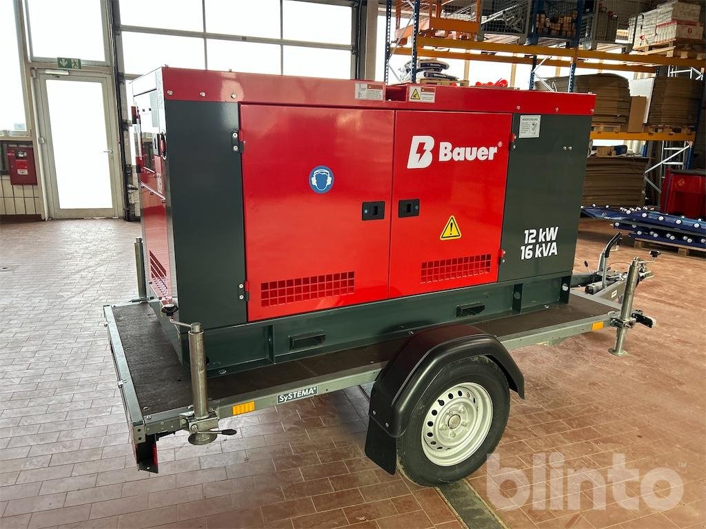 Notstromaggregat van het type Bauer GFS-12KW, Gebrauchtmaschine in Düsseldorf (Foto 3)