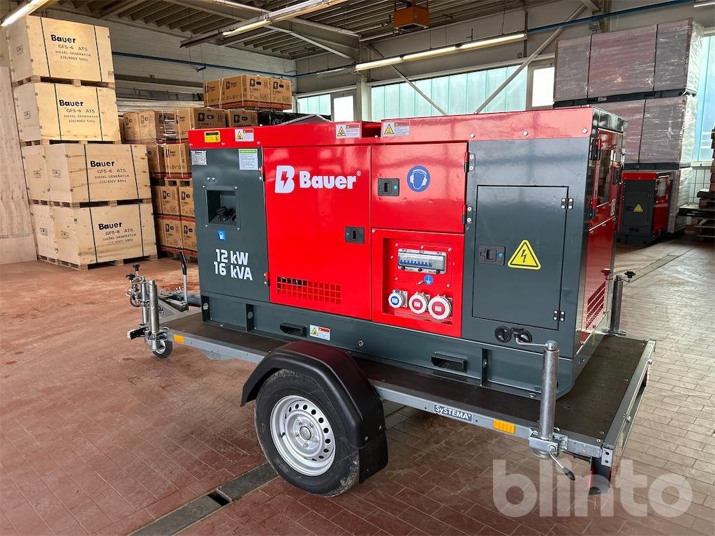 Notstromaggregat van het type Bauer GFS-12KW, Gebrauchtmaschine in Düsseldorf (Foto 4)