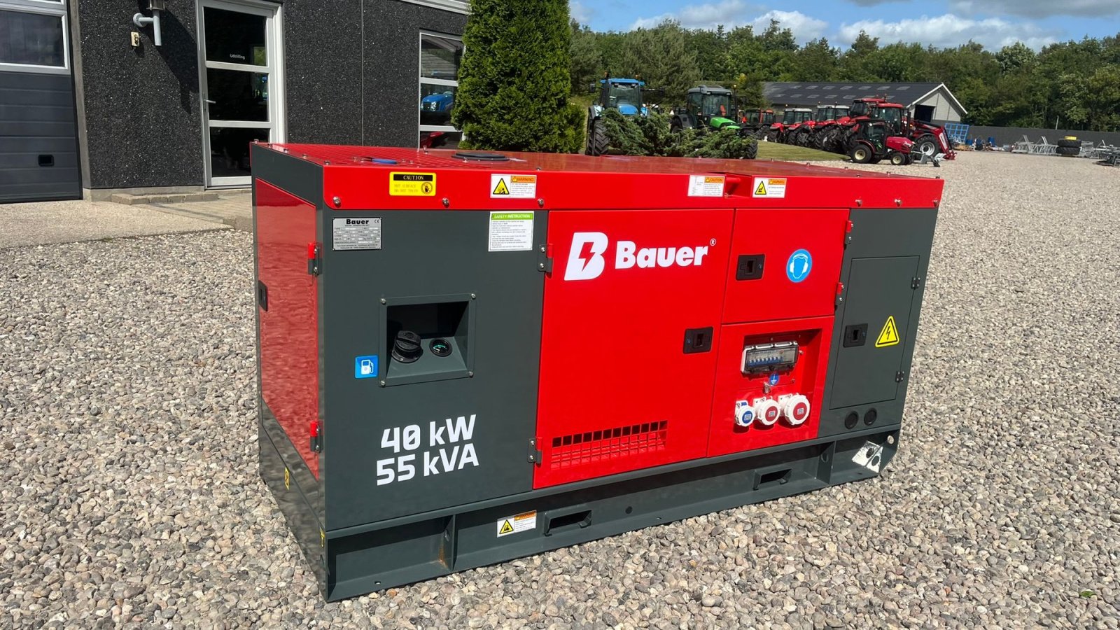 Notstromaggregat van het type Bauer GFS-40 ATS, 40 kW/50 kVA Fabriksny generator, Gebrauchtmaschine in Lintrup (Foto 3)