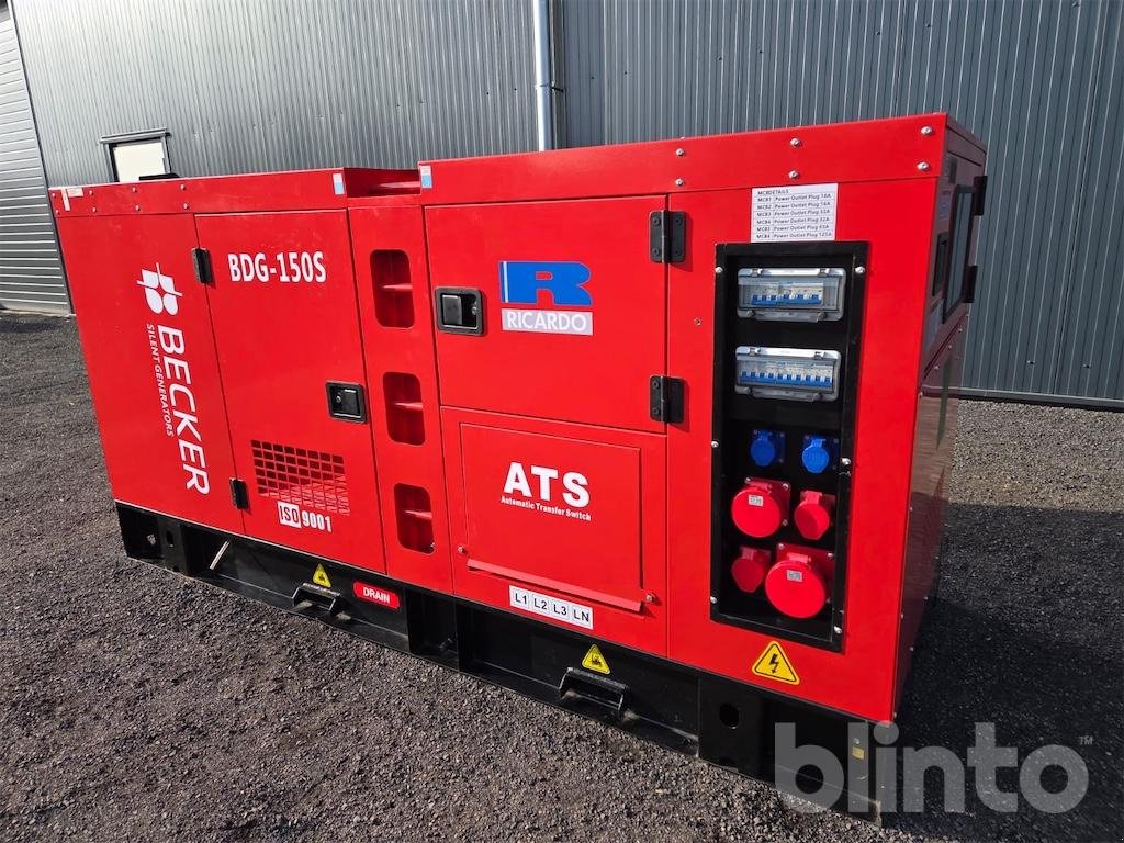 Notstromaggregat del tipo Becker BDG-150S, Gebrauchtmaschine In Düsseldorf (Immagine 1)