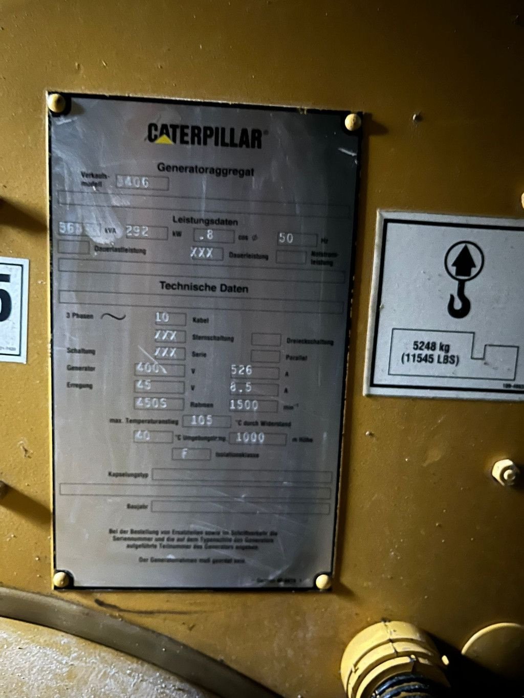 Notstromaggregat a típus Caterpillar 3406 365 kVA, Gebrauchtmaschine ekkor: Velddriel (Kép 10)