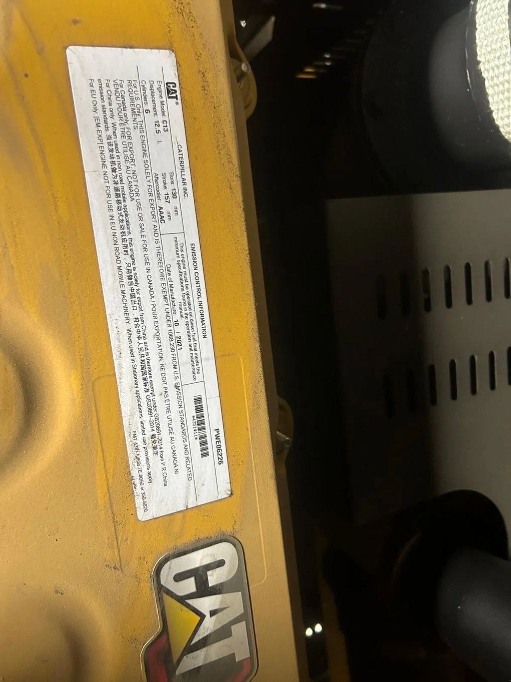 Notstromaggregat of the type Caterpillar DE450EO, Gebrauchtmaschine in Barneveld (Picture 3)