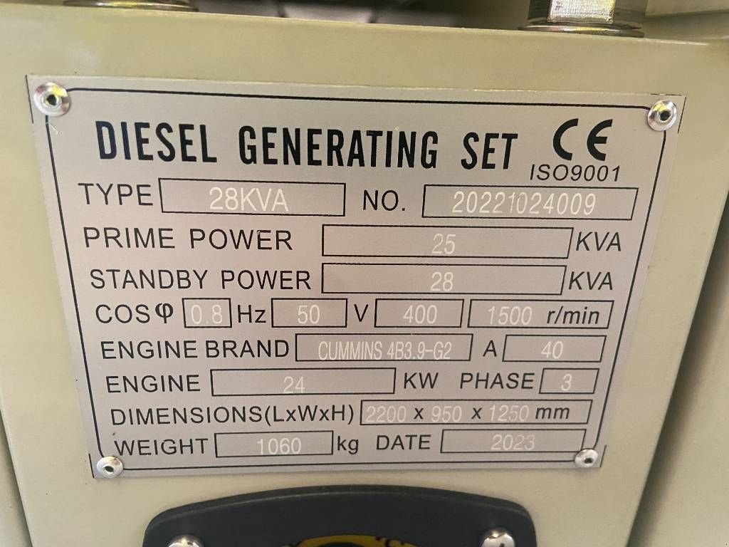 Notstromaggregat des Typs Cummins 4B3.9-G2 - 28 kVA Generator - DPX-19830, Neumaschine in Oudenbosch (Bild 4)
