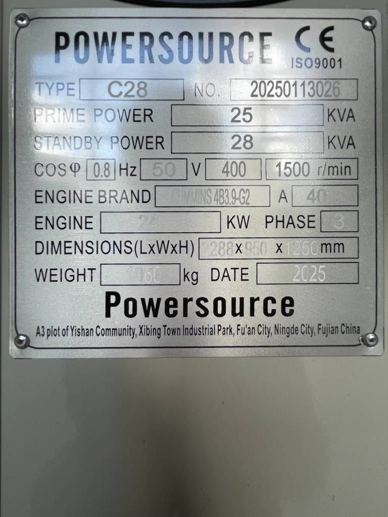 Notstromaggregat des Typs Cummins 4B3.9-G2 - 28 kVA Generator - DPX-19830, Neumaschine in Dordrecht (Bild 7)