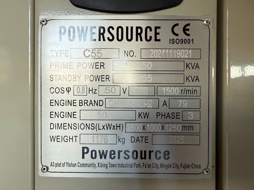 Notstromaggregat του τύπου Cummins 4BTA3.9-G2 - 55 kVA Generator - DPX-19832, Neumaschine σε Dordrecht (Φωτογραφία 7)