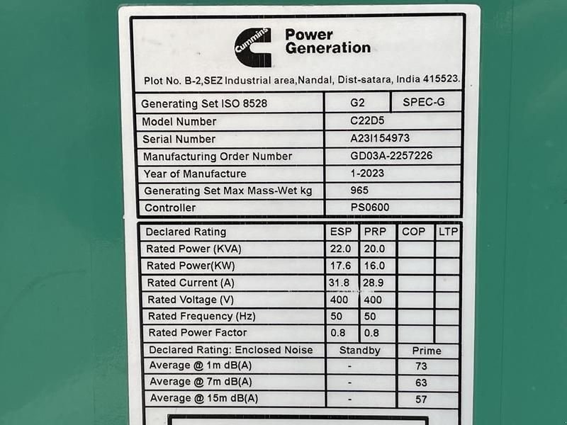 Notstromaggregat от тип Cummins C 22 D 5, Gebrauchtmaschine в Waregem (Снимка 4)