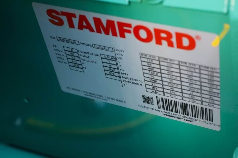 Notstromaggregat tipa Cummins C110D5Q Declaration of Conformity, Diesel, 110kVA,, Gebrauchtmaschine u Groenlo (Slika 5)