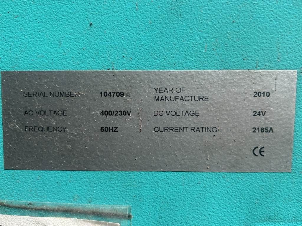 Notstromaggregat typu Cummins C1675D5A - 1.675 kVA Generator - DPX-12627, Gebrauchtmaschine v Dordrecht (Obrázek 7)