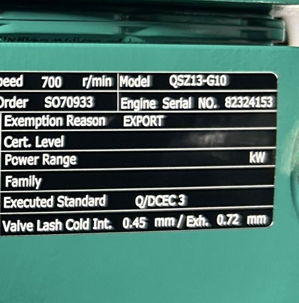 Notstromaggregat typu Cummins C550D5 - 550 kVA Surplus Genset - DPX-12642, Gebrauchtmaschine v Dordrecht (Obrázek 11)