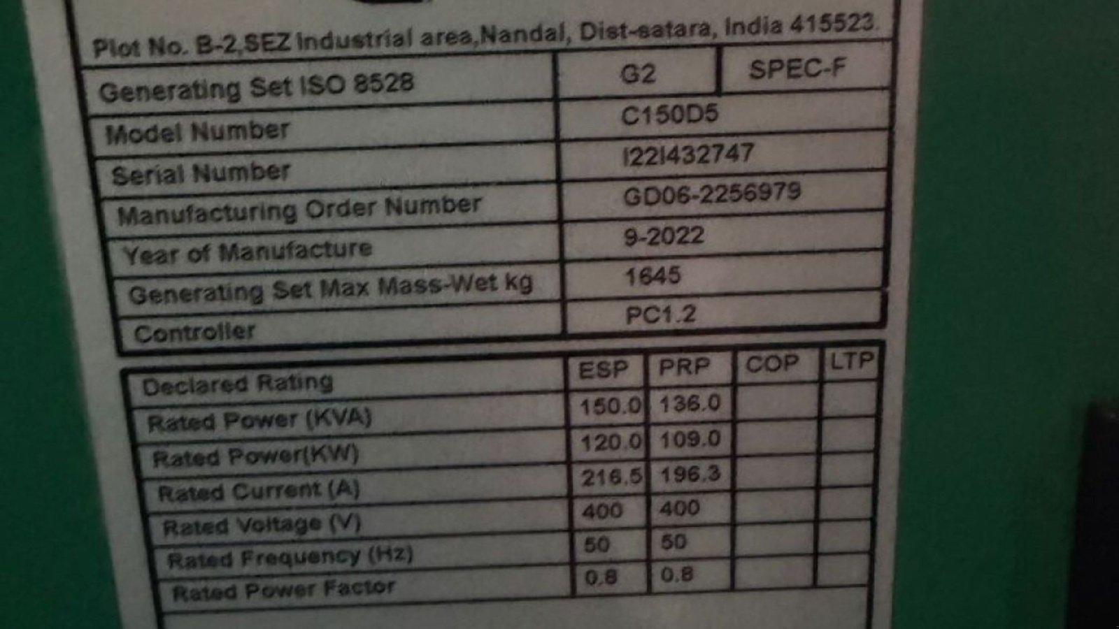 Notstromaggregat tipa Cummins Generator 150kva, Gebrauchtmaschine u Rødovre (Slika 3)
