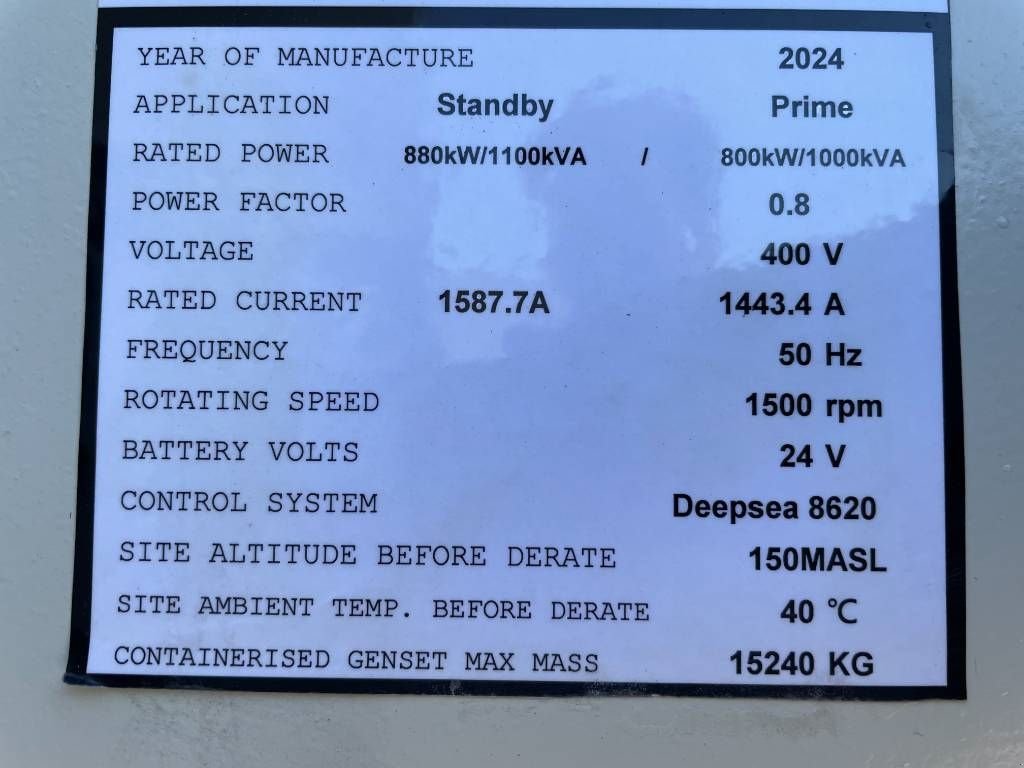 Notstromaggregat des Typs Cummins KTA38-G5 - 1100 kVA Generator - DPX-18815, Neumaschine in Dordrecht (Bild 7)