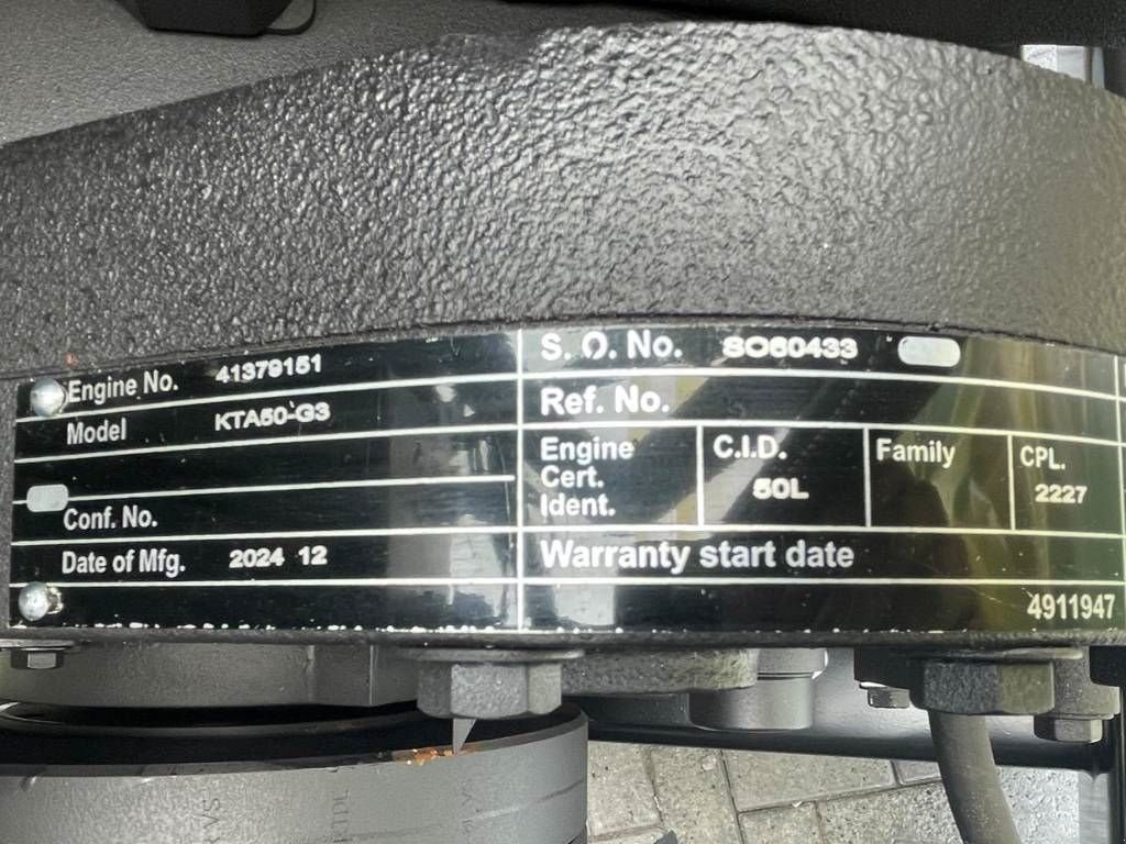 Notstromaggregat tipa Cummins KTA50-G3 - 1.375 kVA Generator - DPX-18818-O, Neumaschine u Dordrecht (Slika 10)