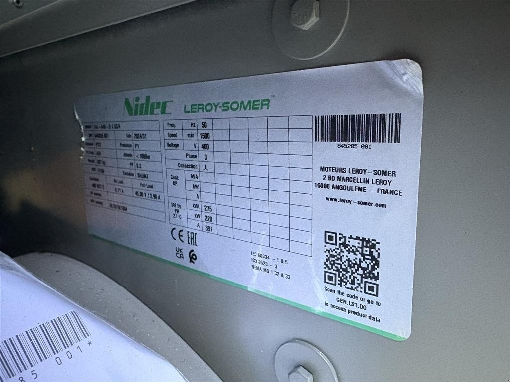 Notstromaggregat typu Cummins Leroy Somer 275 kva, Gebrauchtmaschine v Rødekro (Obrázek 7)