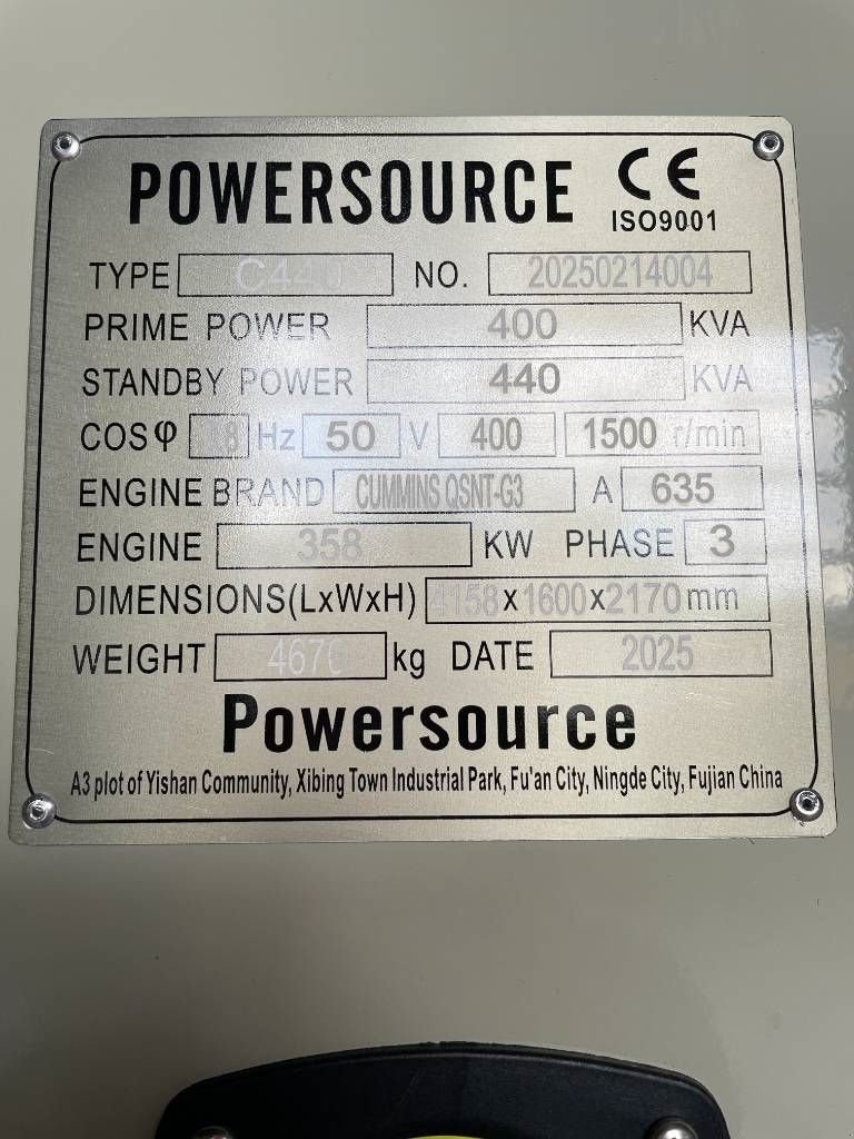 Notstromaggregat typu Cummins QSNT-G3 - 440 kVA Generator - DPX-19844, Neumaschine v Dordrecht (Obrázek 7)