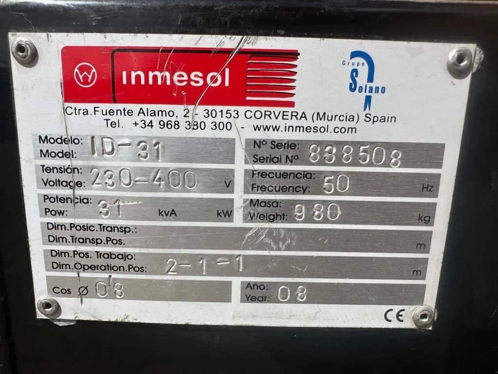 Notstromaggregat des Typs Deutz F4M 2011 Inmesol 30 kVA Silent generatorset, Gebrauchtmaschine in VEEN (Bild 3)