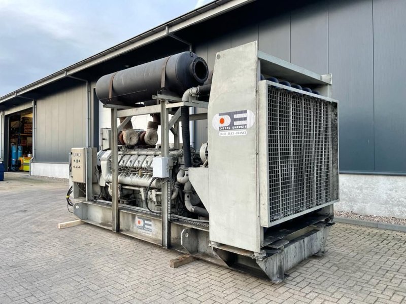 Notstromaggregat typu Deutz MWM TBD 604 BV12 Leroy Somer 1450 kVA generatorset ex emergency, Gebrauchtmaschine w VEEN (Zdjęcie 1)