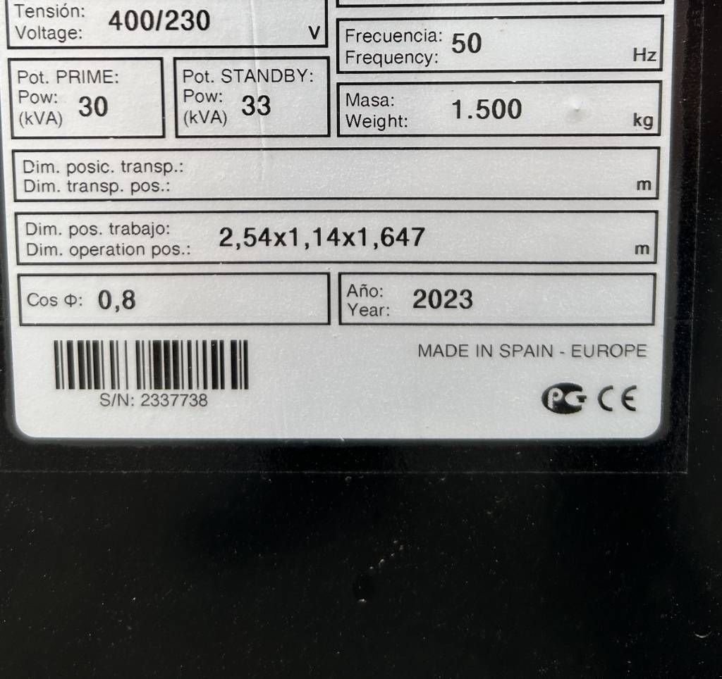 Notstromaggregat des Typs Deutz TD2.2L3 - 33 kVA Stage V Generator - DPX-19004.1, Neumaschine in Oudenbosch (Bild 4)
