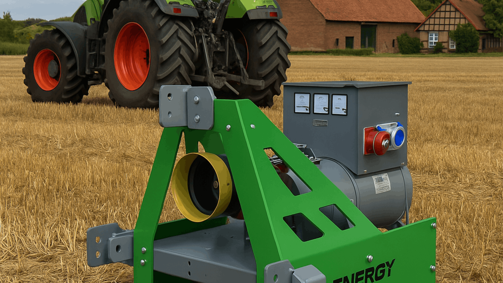 Notstromaggregat des Typs Green Energy Traktor-generator EY-42TCS, Gebrauchtmaschine in Fredericia (Bild 1)