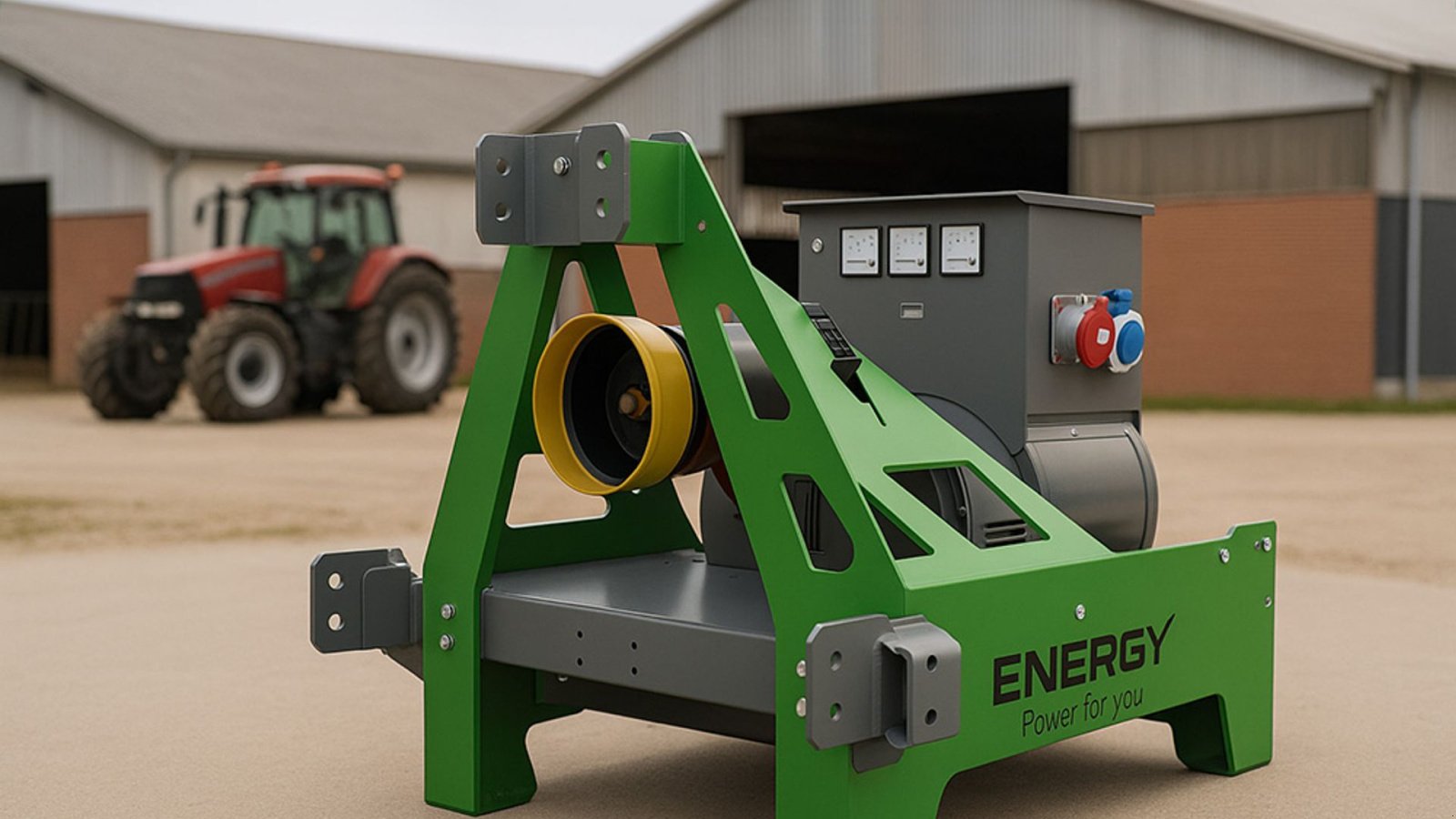 Notstromaggregat des Typs Green Energy Traktor-generator EY-42TCS, Gebrauchtmaschine in Fredericia (Bild 2)