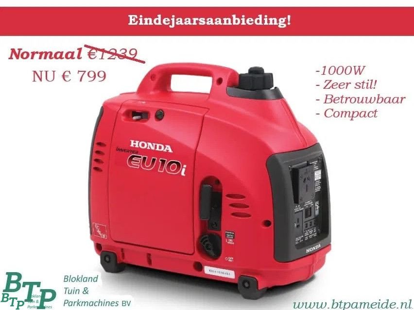 Notstromaggregat of the type Honda Generator 1000w 10i inverter noodstroom aggregaat koffer, Gebrauchtmaschine in Ameide (Picture 1)