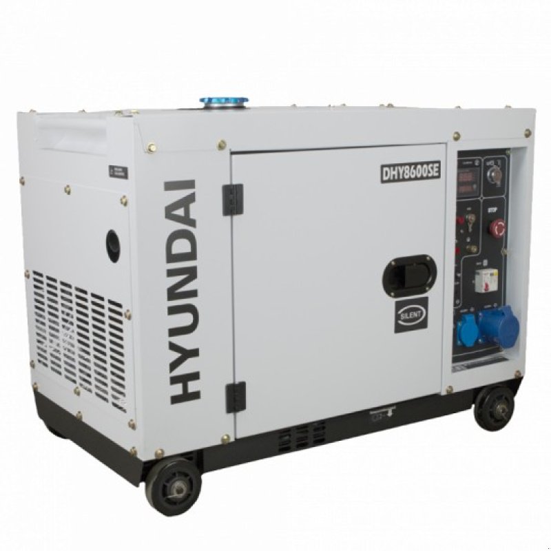 Notstromaggregat des Typs Hyundai DHY-8600SE D, Neumaschine in Rudersdorf (Bild 1)