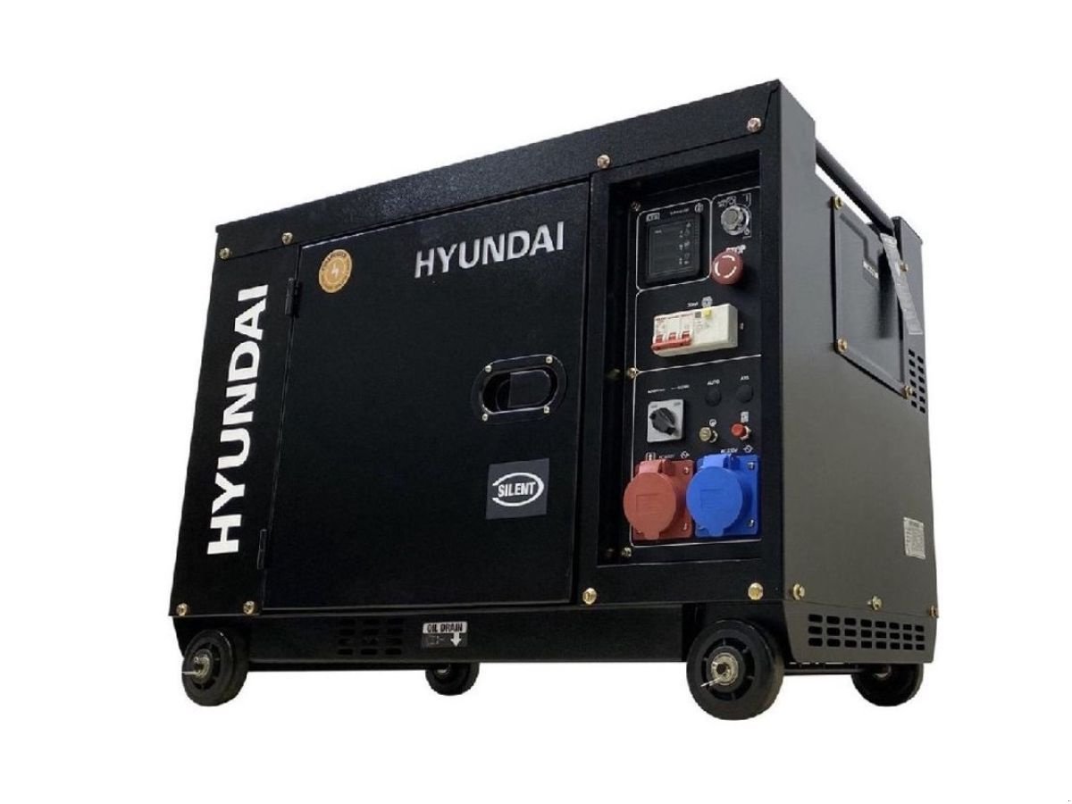 Notstromaggregat des Typs Hyundai HDG-96, Neumaschine in Houten (Bild 2)