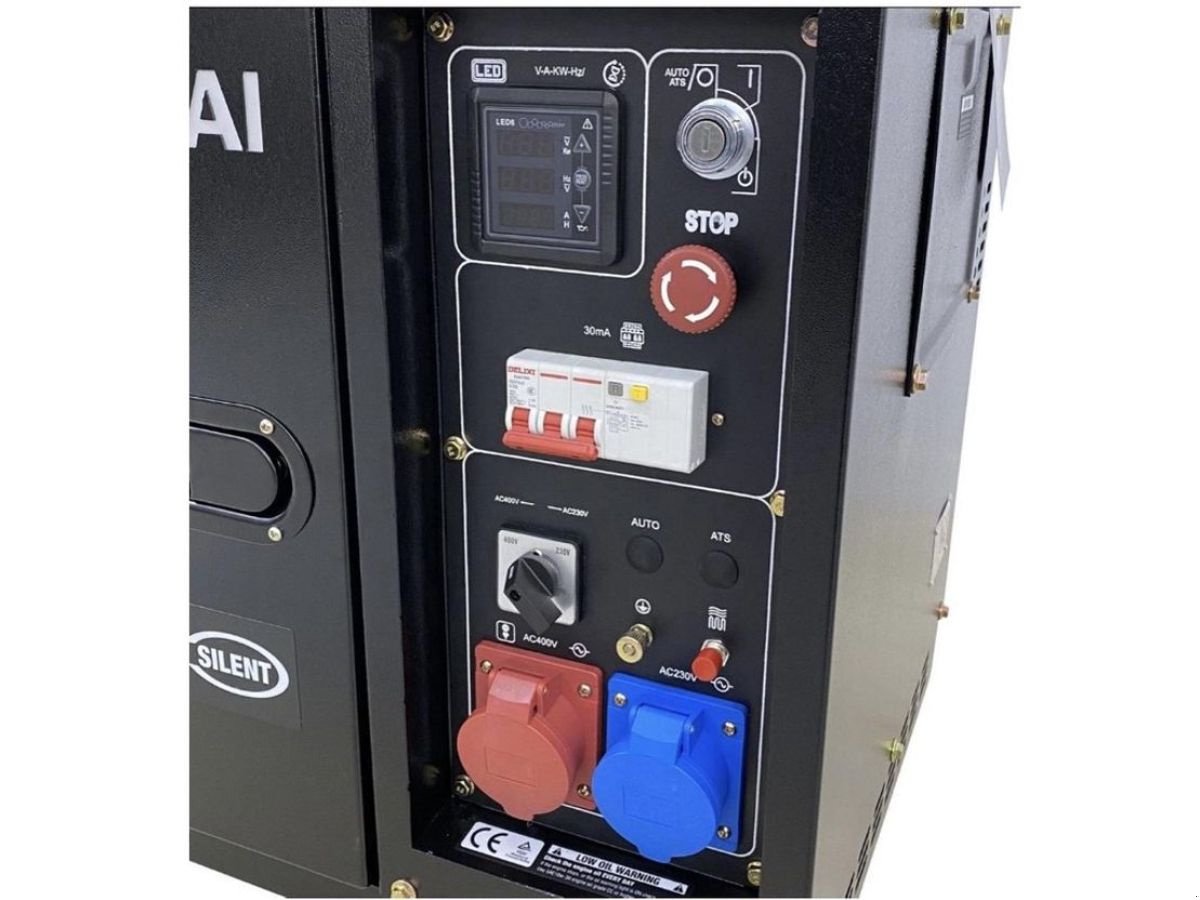 Notstromaggregat des Typs Hyundai HDG-96, Neumaschine in Houten (Bild 3)