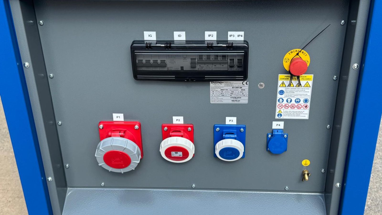 Notstromaggregat Türe ait Iveco 60/66 KVA, Gebrauchtmaschine içinde Tønder (resim 8)