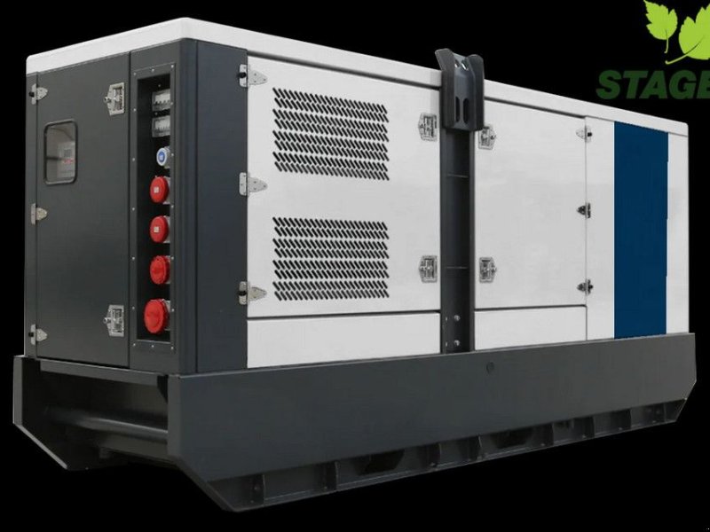 Notstromaggregat a típus Iveco FPT Stage 5 Stamford 160 kVA Rental Silent generatorset Stage V, Neumaschine ekkor: VEEN (Kép 1)