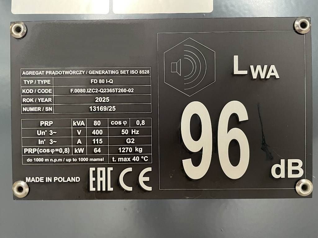 Notstromaggregat van het type Iveco NEF45SM3 - 85 kVA Generator - DPX-17551, Neumaschine in Dordrecht (Foto 7)