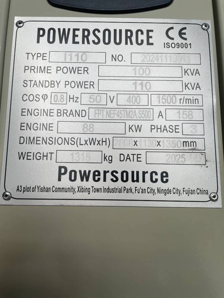 Notstromaggregat van het type Iveco NEF45TM2A - 110 kVA Generator - DPX-19791, Neumaschine in Dordrecht (Foto 7)