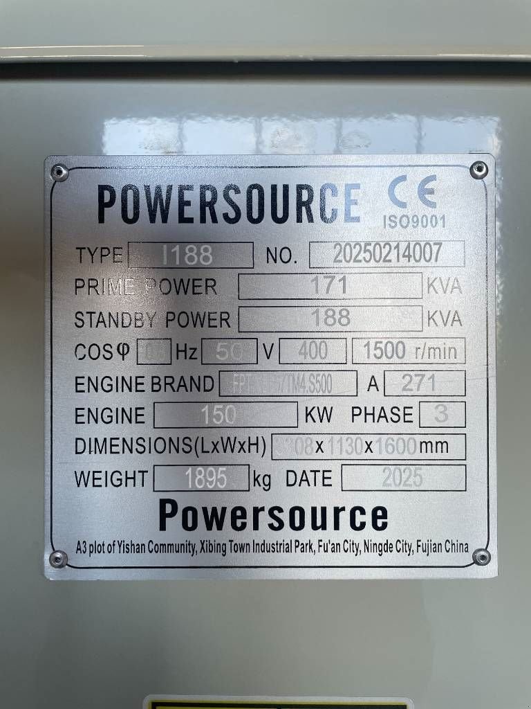 Notstromaggregat typu Iveco NEF67TM4 - 188 kVA Generator - DPX-19793, Neumaschine v Dordrecht (Obrázek 7)