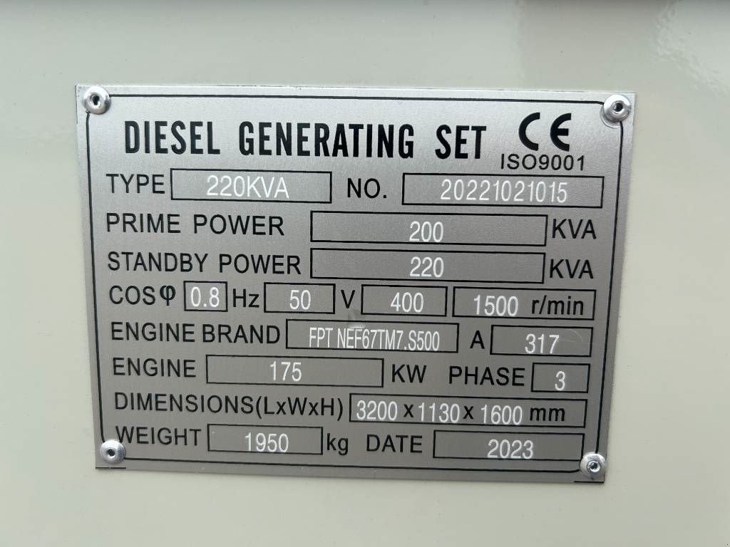 Notstromaggregat typu Iveco NEF67TM7 - 220 kVA Generator - DPX-19794, Neumaschine v Dordrecht (Obrázek 4)