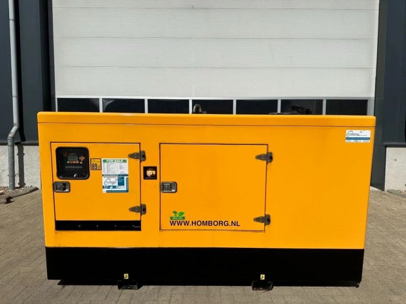 Notstromaggregat des Typs JCB G65QX Stamford 65 kVA Silent generatorset Stroomgroep Aggregaat, Gebrauchtmaschine in VEEN (Bild 1)