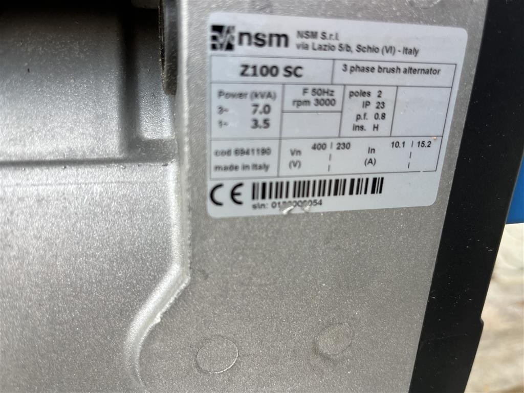 Notstromaggregat tipa Neuson GV7003A 400volt generator, Gebrauchtmaschine u Rønnede (Slika 8)