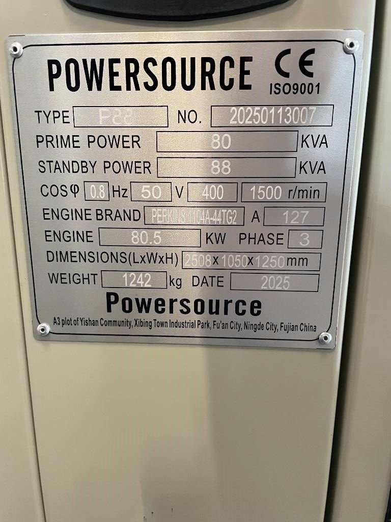 Notstromaggregat typu Perkins 1104A-44TG2 - 88 kVA Generator - DPX-19805, Neumaschine v Dordrecht (Obrázek 7)