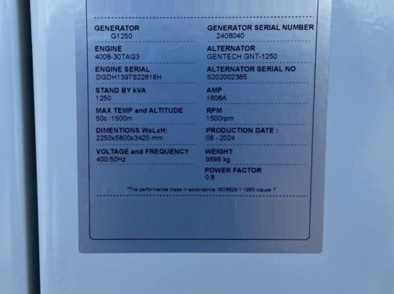 Notstromaggregat типа Perkins 4008TAG3 - 1.250 kVA Generator - DPX-21070, Neumaschine в Dordrecht (Фотография 4)