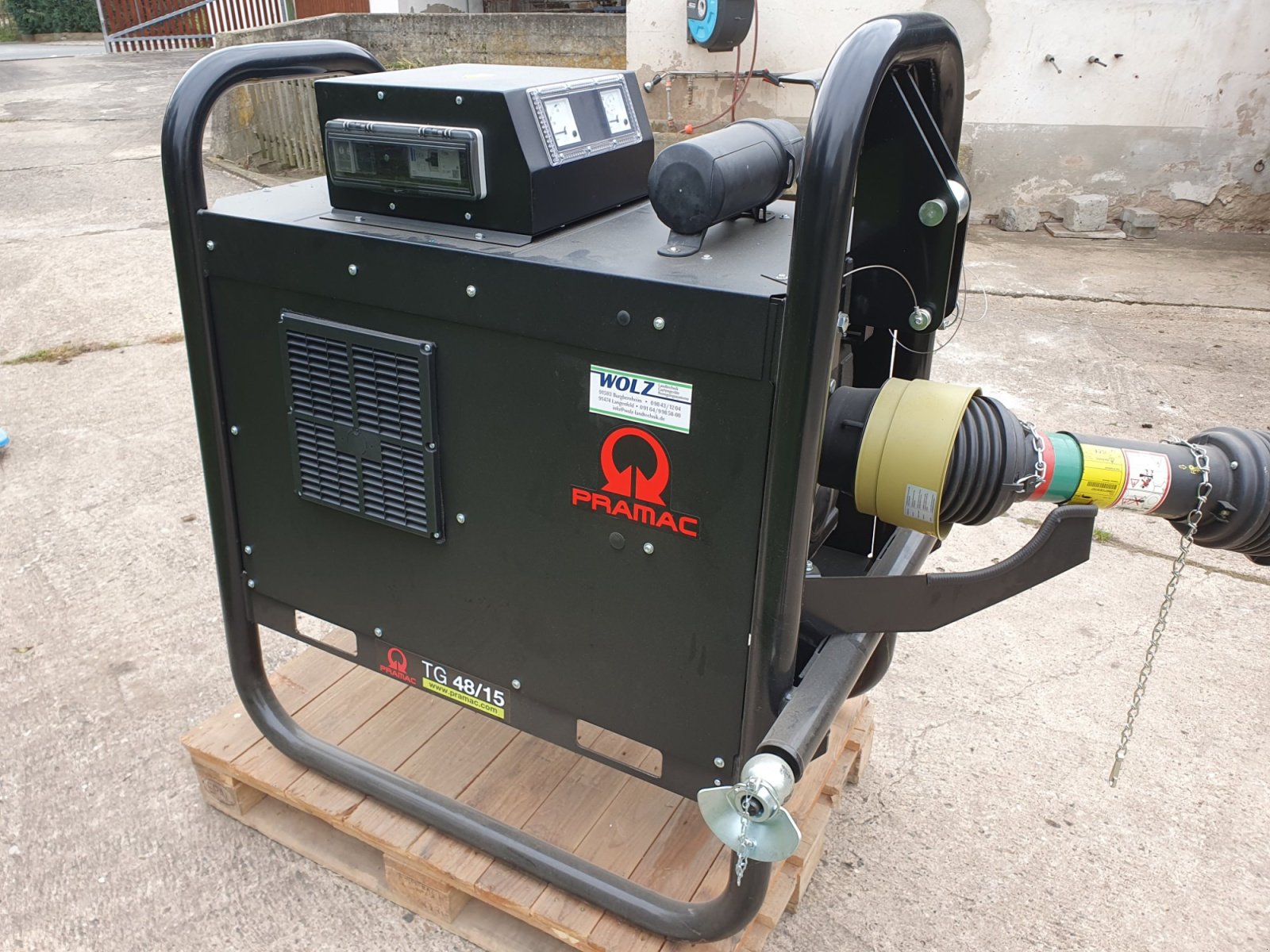 Notstromaggregat of the type Pramac TG48/15 Zapfwellenstromgenerator, Neumaschine in Diespeck (Picture 7)
