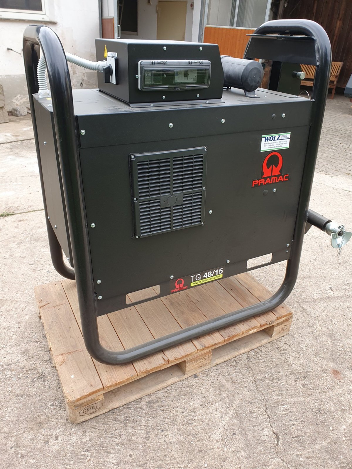 Notstromaggregat of the type Pramac TG48/15 Zapfwellenstromgenerator, Neumaschine in Diespeck (Picture 8)