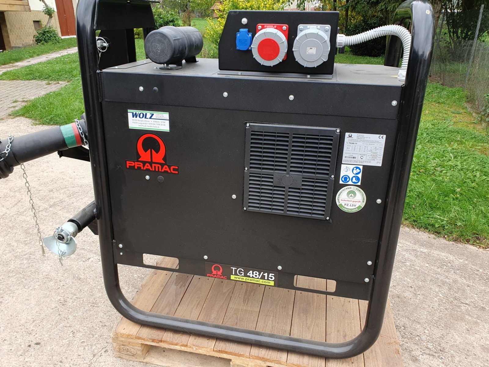 Notstromaggregat of the type Pramac TG48/15 Zapfwellenstromgenerator, Neumaschine in Diespeck (Picture 10)