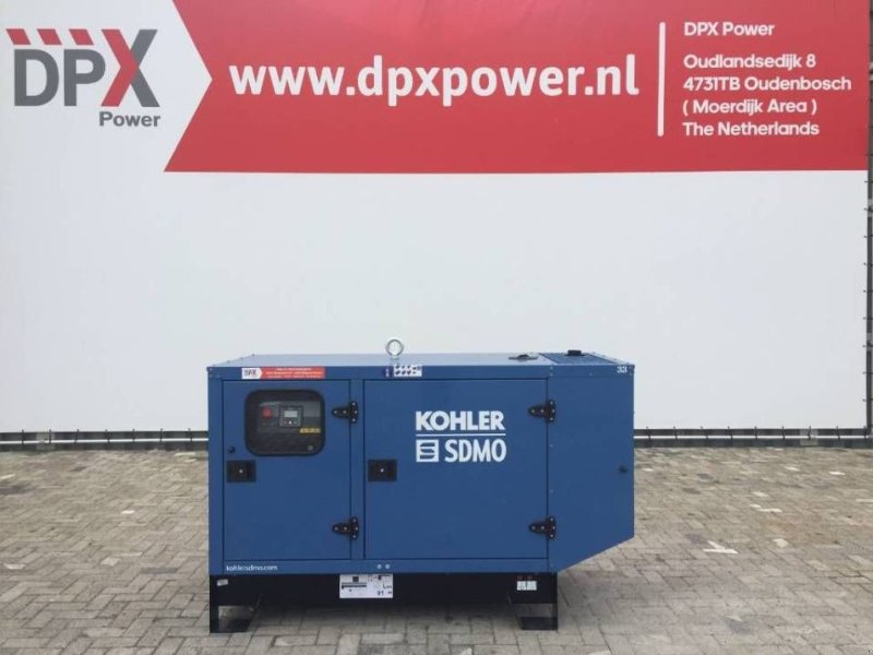 Notstromaggregat van het type SDMO J22 - 22 kVA Generator - DPX-17100, Neumaschine in Oudenbosch (Foto 1)
