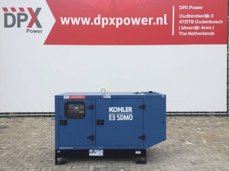 Notstromaggregat van het type SDMO J33 - 33 kVA Generator - DPX-17101, Neumaschine in Oudenbosch (Foto 1)