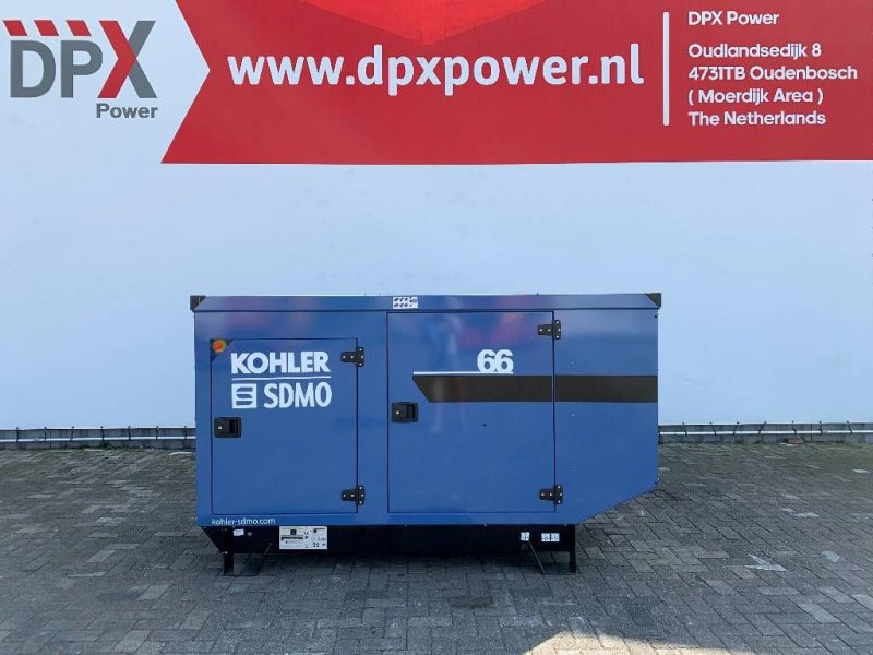 Notstromaggregat van het type SDMO J66 - 66 kVA Generator - DPX-17103, Neumaschine in Oudenbosch (Foto 1)