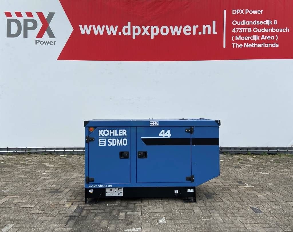 Notstromaggregat typu SDMO K44 - 44 kVA Generator - DPX-17005, Neumaschine v Dordrecht (Obrázek 1)