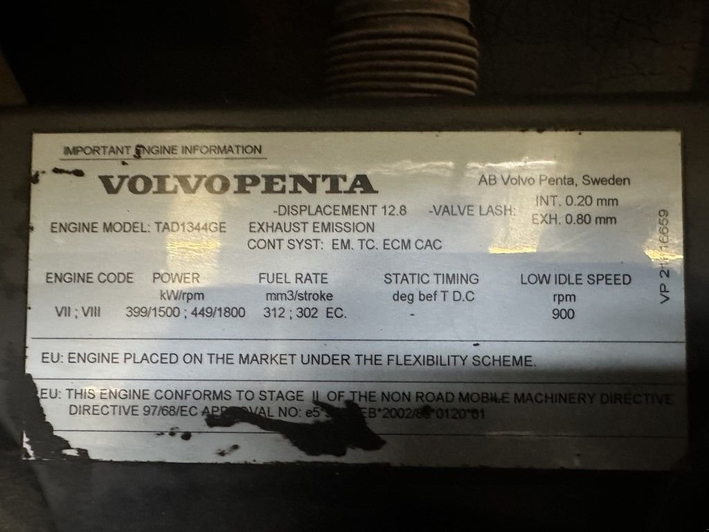 Notstromaggregat des Typs SDMO V440 C2 Volvo TAD 1344 GE Leroy Somer 440 kVA generatorset, Gebrauchtmaschine in VEEN (Bild 4)