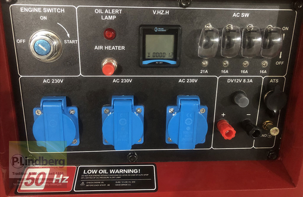 Notstromaggregat typu Senci SCD7500Q Elektrostart Stromerzeuger Notstrom ATS Generator Ölalarm Leise Stromerzeuger, Neumaschine v Großenwiehe (Obrázek 4)