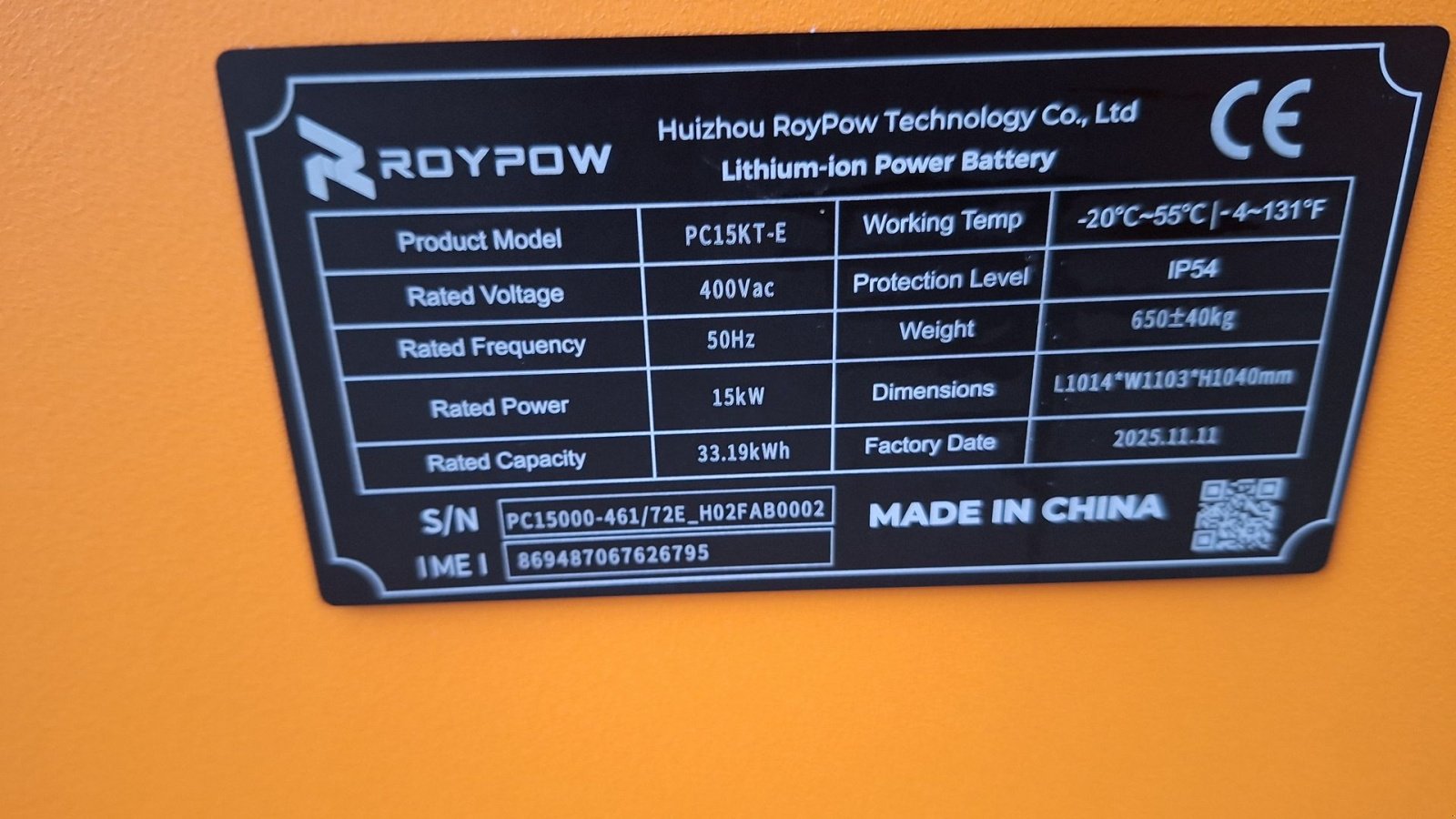 Notstromaggregat typu Sonstige 33KWH POWERBANK, Gebrauchtmaschine v Rødekro (Obrázek 5)